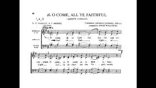 O Come All Ye Faithful  Arr Willcocks with score [upl. by Leinaj]