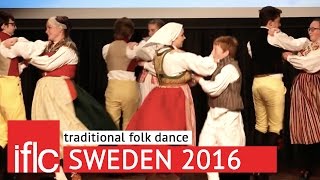 Swedish Traditional Folk Dance  IFLC Sweden 2016 [upl. by Chemarin]