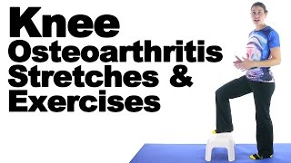 Knee Osteoarthritis OA Stretches amp Exercises  Ask Doctor Jo [upl. by Demetra]