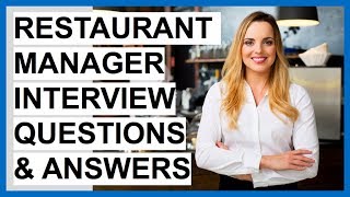 RESTAURANT MANAGER Interview Questions And Answers Become A Restaurant Manager [upl. by Gayl]