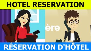 Réservation dhôtel dialogue et conversation  Book hotel conversation in French  French with Tama [upl. by Aerol]