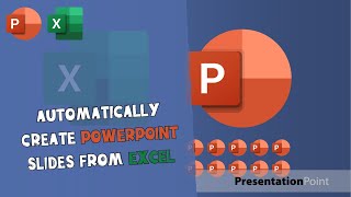 Automatically Create PowerPoint Slides from Excel  PresentationPoint [upl. by Colon524]