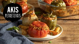 Gemista  Greek Stuffed Vegetables  Akis Petretzikis [upl. by Hearn]