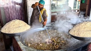 Kabuli Pulao Recipe  Giant Meat Rice Prepared  Most Famous Afghani Pulao  Peshawar Street Food [upl. by Galasyn]