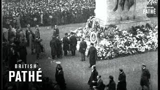 Service At The Cenotaph 1919 [upl. by Akcinehs]