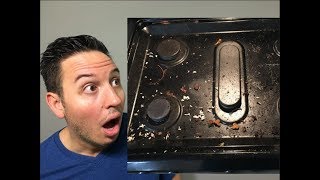 How To Clean a Gas Stove Top With 1 Magical Cleaner [upl. by Barboza450]