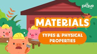 Materials Types amp Physical Properties  Primary School Science Animation [upl. by Nolana]