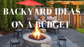 Low Cost Backyard Ideas [upl. by Draillih]