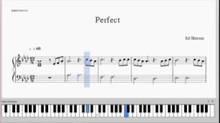 Ed Sheeran  Perfect  Piano Arrangement  Free Sheets [upl. by Lalat880]