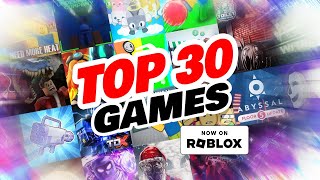 TOP 30 ROBLOX GAMES FROM 2023 [upl. by Jemine]