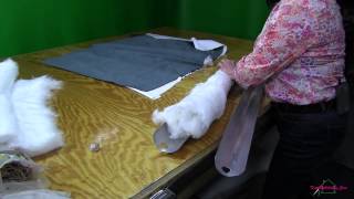 Upholstering A Channel Back Chair Part 3 [upl. by Atem]