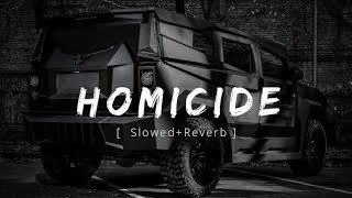 Homicide  Sidhu Moosewala  SlowedReverb [upl. by Ysdnyl]