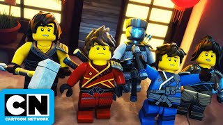 The Ninjas Epic Battle with Colossi  Ninjago  Cartoon Network [upl. by Margit]