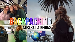 Backpacking Round 2 Surviving a 33hour Journey amp the Australian East Coast Adventure Begins 🌎 [upl. by Otanod]