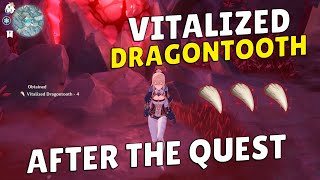 How to Get Vitalized Dragontooth After The Quest  Confirmed  Genshin Impact [upl. by Worden]