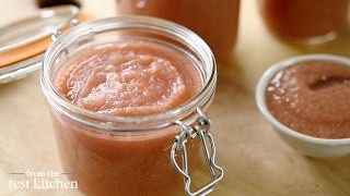 DIY Pink Applesauce Recipe  From the Test Kitchen [upl. by Ursas]