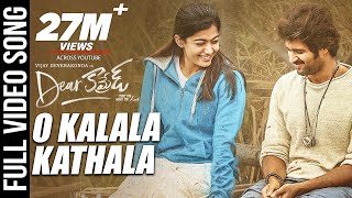 Dear Comrade Video Songs  Telugu  O Kalala Kathala Video Song  Vijay Deverakonda  Rashmika [upl. by Enalahs]