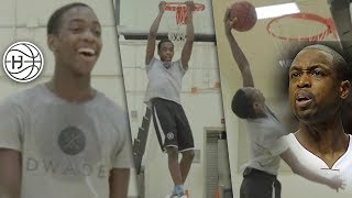 How Dwyane Wade SON Trains for CRAZY Handles Zaire Wade and DaDa Morris Showing Off Handles [upl. by Zampino]