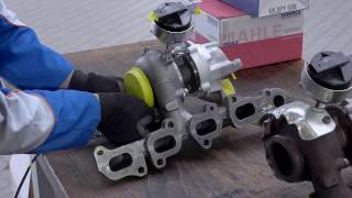 comment changer le turbocompresseur by MAHLE [upl. by Ahsinav194]