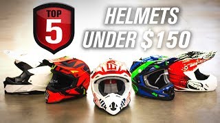 Top 5 Motocross Helmets Under 150 [upl. by Zaller]