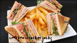 How to Make Club Sandwiches  Club Sandwich Recipe [upl. by Abey671]