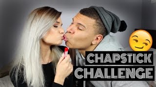 CHAPSTICK CHALLENGE W BOYFRIEND  Sylvia Gani [upl. by Eyahc]