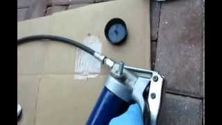 How to reload grease gun replacing grease cartridge [upl. by Tanberg]