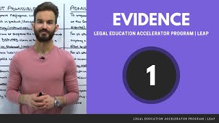 Introduction to Evidence How to Approach Evidence Fact Patterns LEAP Preview — Evidence 114 [upl. by Rowe648]