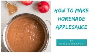 How to Make Homemade Applesauce [upl. by Quintessa789]