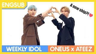 ENG SUB Weekly Idol  ONEUS amp ATEEZ  Ep 412 FULL [upl. by Lorelei42]