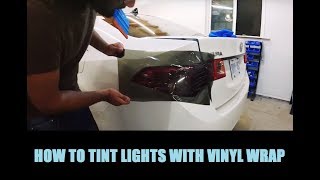 How To Tint Tail Lights using Vinyl Wrap Film [upl. by Natalina]