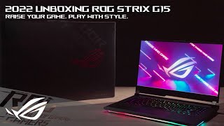 Unboxing the ROG Strix G15 2022  ROG [upl. by Resneps]