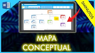 Cómo Hacer un MAPA CONCEPTUAL en Word Rápido y Fácil [upl. by Atimed819]