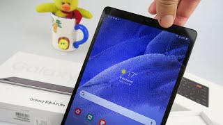 Samsung Galaxy Tab A7 Lite Review Budget Tablet and Keyboard  Smart Keyboard Trio 500 [upl. by Asyen523]