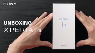 Unboxing Sony Xperia 1 III [upl. by Nimsaj]