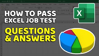 How to Pass Excel Test Questions amp Answers [upl. by Amluz136]