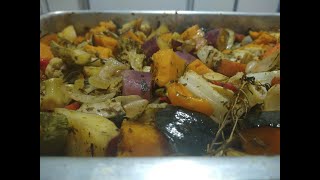 Legumes assados no forno [upl. by Roots655]