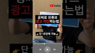 공짜로 유튜브 광고 차단하는법 [upl. by Aniloj]