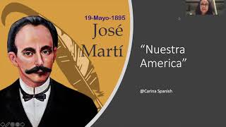 quotNuestra Américaquot José Martí  análisis [upl. by Ario]