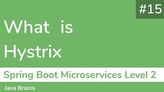 15 What is Hystrix  Spring Boot Microservices Level 2 [upl. by Klina]