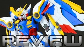 RG 1144 Wing Gundam EW  MOBILE SUIT GUNDAM WING ENDLESS WALTZ  Gunpla Review ガンダム ウイング [upl. by Ynnod579]