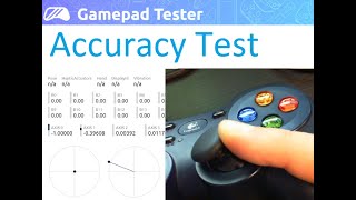 Logitech F310 Analog Accuracy Test [upl. by Ahel]