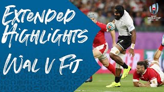 Extended Highlights Wales 2917 Fiji  Rugby World Cup 2019 [upl. by Georglana]