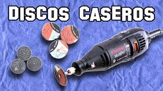 ✔ Cómo Hacer Discos Caseros para Dremel  How to Make Homemade Discs for Dremel [upl. by Gnof]