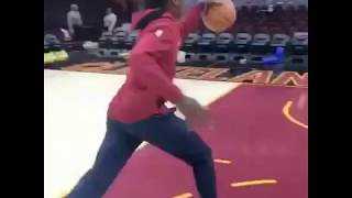 Zaire Wade on Cavs Court Throwing Down a Dunk [upl. by Cavil574]