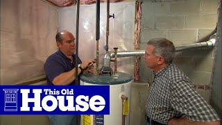 How to Replace a Corroded WaterHeater Fitting  This Old House [upl. by Serrano841]