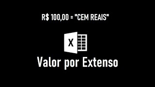 Valor por Extenso no Excel [upl. by Azzil595]