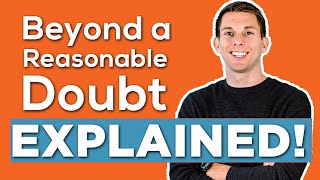 Beyond a Reasonable Doubt SIMPLIFIED  EXAMPLE [upl. by Oicirtap418]