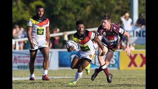 PNG Hunters v Burleigh Bears  Intrust Super Cup 2021  Round 5 Highlights [upl. by Calvo433]