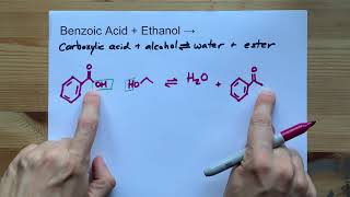 Benzoic Acid  Ethanol   Ethyl Benzoate  Water [upl. by Betteann]